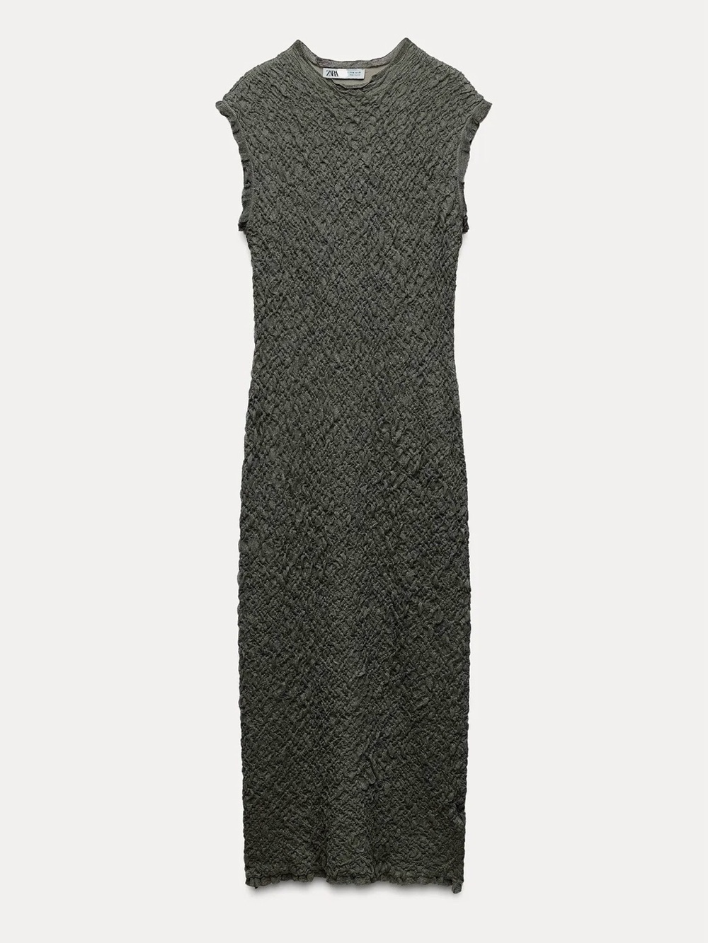 Zara women’s wrinkle effect dress